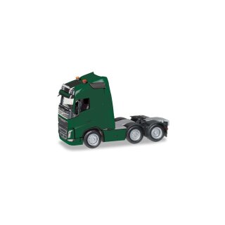 Herpa 305792-005 Volvo FH Gl. 6x2 Zugmaschine mit Lampenbügel, moosgrün  Maßstab 1:87