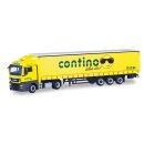 Herpa 310901 MAN TGX XLX E6c Gardinenplanen-Sattelzug,...