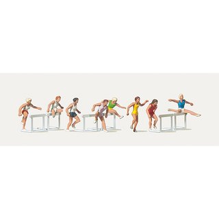 Merten 0212486 Spur H0 Leichtathletik: 8 Hürdenläufer