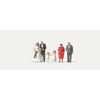 Merten 0212535 Spur H0 Hochzeit mit Blumenkindern und Trauzeugen