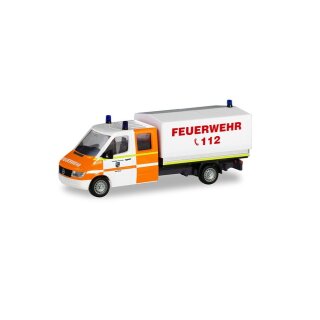 Herpa 094979 MB Sprinter`96 DoKa mi Plane, FW Rhede  Maßstab 1:87