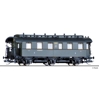 Tillig 16044 Reisezugwagen 3.Klasse  mit Traglastenabteil, DRG, Ep.II  Spur TT
