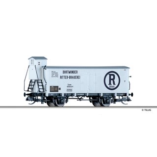 Tillig 17385 Kühlwagen, KPEV, Dortmunder Ritter-Brauerei Ep.I  Spur TT