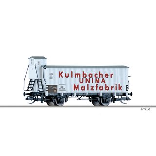 Tillig 17391 Kühlwagen UNIMA-Malzfabrik Kulmbach, DB, Ep.III  Spur TT