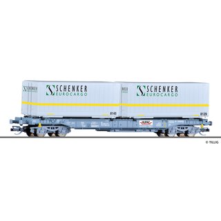 Tillig 18155 Taschenwagen Sdkmss HUPAC, Schenker, SBB, Ep.V  Spur TT