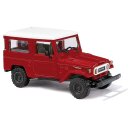 *Busch 43032 Toyota Land Cruiser, rot  Maßstab 1:87