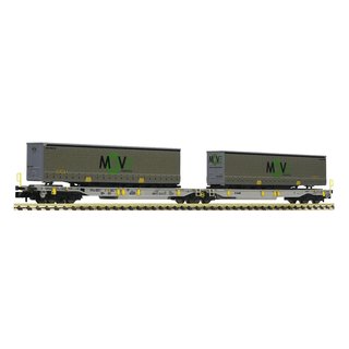 Fleischmann 825025 Doppeltaschen-Gelenkwagen T20