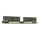 Fleischmann 825025 Doppeltaschen-Gelenkwagen T20