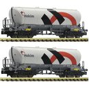 Fleischmann 848903 2-tlg.Set Silowagen Wascosa