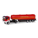 Herpa 311328 Iveco Trakker 4x4 Tank-Sattelzug, Feuerwehr...
