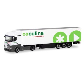 Herpa 311441 MB A`11 BiSp Kühlkoffer-Sattelzug, Culina Logistics  Maßstab 1:87