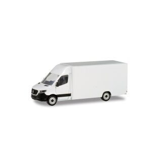 Herpa 013741 MiKi MB Sprinter`18 Paketverteilerfahrzeug, weiß Maßstab: 1:87