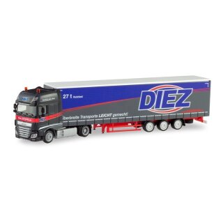 *Herpa 311274 DAF XF SSC Lowliner-Sattelzug, Spedition Diez Maßstab: 1:87