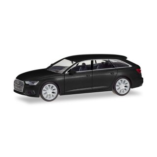 Herpa 420303-002 Audi A6 Avant, brillantschwarz Maßstab: 1:87