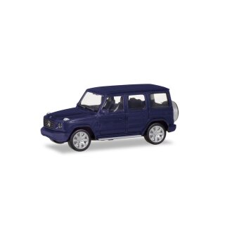 Herpa 430623-002 MB G-Modell (C463), cavansitblaumet. Maßstab: 1:87