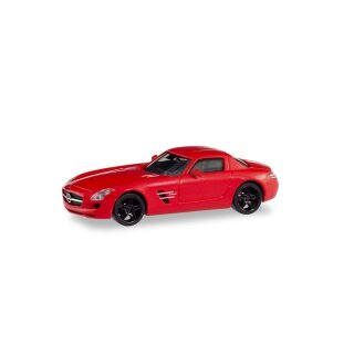 Herpa 430784 MB SLS AMG, Le Mans, rot met. Maßstab: 1:87