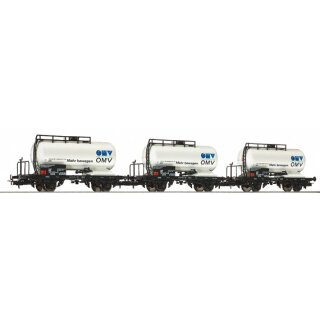 Liliput L230797 Kesselwagen-Set, 3-tlg, OMV, EP.V Spur H0