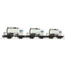 Liliput L230797 Kesselwagen-Set, 3-tlg, OMV, EP.V Spur H0