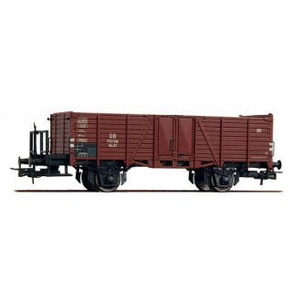 Liliput L235025 Offener Güterwagen mit Bremserbühne Bauart Om 21 (753 106), DB, Ep. III  Spur H0