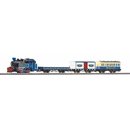 Piko 57142 Spur H0 Start-Set mit Bettung Güterzug,...
