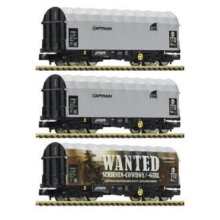Fleischmann 837932 3-tlg.Set Schiebeplw.Captrain