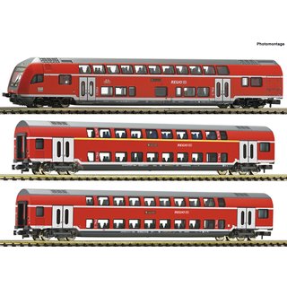 Fleischmann 862810 3-tlg.Set DoSto Wg. DB AG