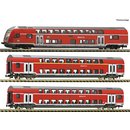 Fleischmann 862810 3-tlg.Set DoSto Wg. DB AG