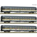 Fleischmann 881901 3-tlg.Set ALEX Eurofima Wagen