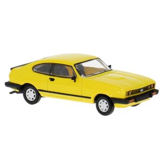 Brekina 19555 Ford Capri in gelb  Maßstab: 1:87