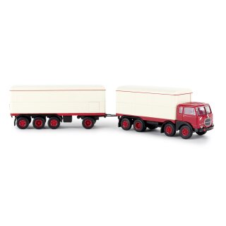 *Brekina 58421 Fiat 690 Millepiedi mi Kofferaufbau, rot  Maßstab: 1:87
