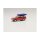 *Herpa 420549 Wartburg 353´66 Tourist mit Dachzelt im Fahrzustand, rot  Maßstab 1:87
