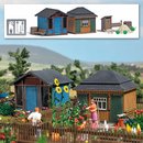 Busch 1617 Gartenlauben-Set 2  Spur H0