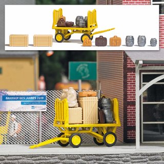 Busch 1646 Postkarren mit Zubehör  Spur H0