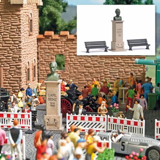 Busch 7732 Carl Benz Statue Spur H0