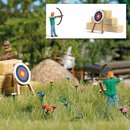 Busch 7865 Action Set: Bogenschütze mit Zielscheibe...
