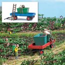 Busch 7879 Action Set: Traubenernte mit Gummiwagen Spur H0