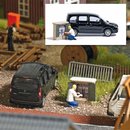 Busch 7903 Action Set: Verteilerkasten mit Monteur Spur H0