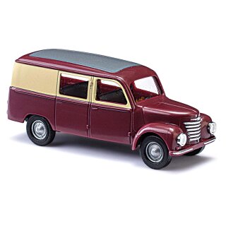 Busch 8662 Framo V901/2 Halbbus, Weinrot/Elfenbein Maßstab 1:120