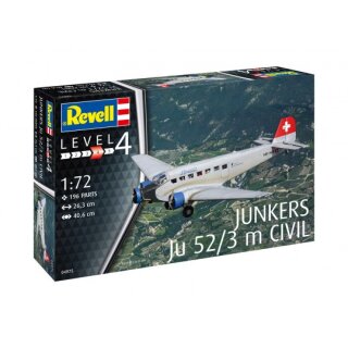 Revell 04975 Junkers Ju52/3m Civil  Maßstab 1:72