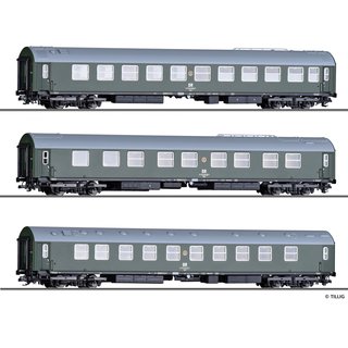 Tillig 01003 Reisezugwagen-Set, Regierungszug 4, DR, Ep. IV  Spur TT