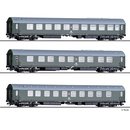 Tillig 01003 Reisezugwagen-Set, Regierungszug 4, DR, Ep....