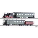 Tillig 01173 Zugset mit Dampflok 99.47 und 3 Wagen, DR,...