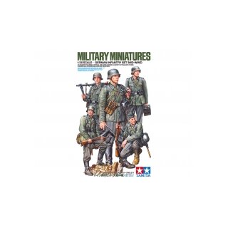 Tamiya 300035371 Maßstab 1:35 Figuren-Set Dt. Infanterie 1941/42 (5)