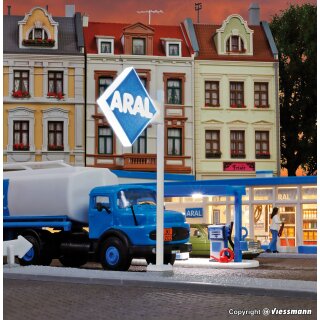 Viessmann 1376 Spur H0 Reklameschild ARAL LED