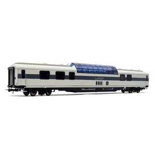 Wagon Bâché Long Gris Rivarossi FS HR6003 - Échelle HO, Neuf, Train Miniature