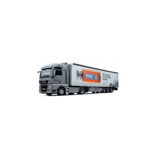 *Herpa 940825 MAN TGX XXL E6 Gardinenplanen-Sattelzug, Spedition Land/Hardenberg Whiskey  Maßstab: 1:87