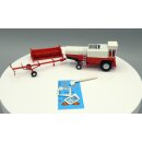 TT-Koch 10-21324 Mähdrescher E512 Fortschritt mit Hänger für Mähwerk, Exportversion, rot  Maßstab: TT