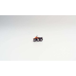*Herpa 053433-005 MZ 250 mit Beiwagen, orange  Maßstab 1:87