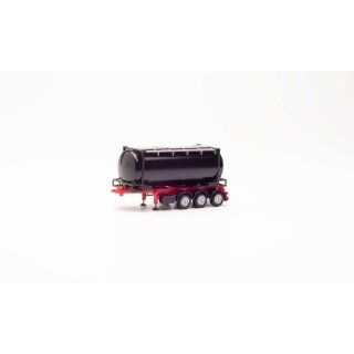 Herpa 076678-002 26 ft. Swapcontainer-Auflieger, Container schwarz  Maßstab 1:87