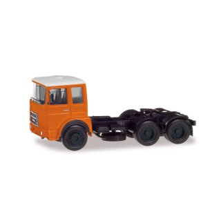 Herpa 310567-002 Roman Diesel 6x4 Zugmaschine, orange/weiß  Maßstab 1:87
